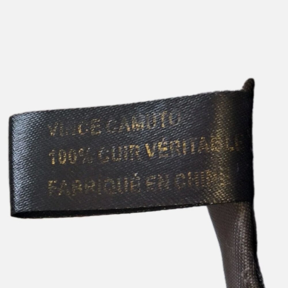 VINCE CAMUTO BLACK PEBBLED LEATHER HOBO BAG LARGE MODEL: HAVY - Picture 6 of 9